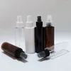 Garrafas de armazenamento 50pcs 120 ml Spray vazio para perfumes de 120cc recipiente limpo de estimação com bombas de pulverizador Fine Fine Bottle