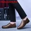 Casual Shoes Men Business Genuine Leather Spring&Autumn Oxford Man Lace-up Wedding Dress Loafers Footwear