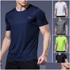 T-shirts masculins t-shirts t-shirts à manches courtes chemises de sport à sec