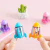 Sharpeners 15Pcs Cute Rocket Shape Pencil Sharpeners Stationery School Office Supplies Creative Kids Gift