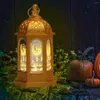 Candle Holders LED Ramadan Festival Lantern Decoration Home Battery Powered Tabletop Decor For