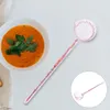 Spoons Multifunctional Spoon Ladle Spout Glass Coffee Kitchen Tea Japanese Decorative Ice Cream