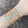 Strand Women's Bracelets Fashion Simple Devil's Eye Skeleton 18K Gold-Plated Bracelet Valentine's Day Gift