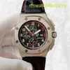 Perfect AP Wristwatch Royal Oak Offshore Series Limited Edition Red Invertered Time Standard Automatisk Mekanisk Mens Watch 26133st Precision Steel 48mm