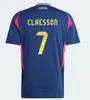 Euro Cup Suécia 2024 2025 Jersey de futebol Larsson Ibrahimovic seleção nacional sueca 24 25 Lindelof Camisa de futebol Ingesson Berg Home Away Homens Kits Kit Forsberg Uniforme