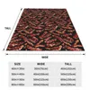 Dekens bacon zachte fleece gooi deken warm en gezellig voor alle seizoenen comfortabele microfiber bank sofa bed 40 "x30"