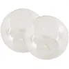 Candle Holders 2 Pcs Tea Light Transparent Round Holder Dinner Party Wedding Decoration Dining Room Table Glass