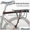 자전거 프레임 Deemount 자전거 자전거 Lage Cargo Rear Rack 선반 사이클링 가방 스탠드 홀더 트렁크 피트 20 29 MTB 4.0 지방 230607 드롭 배달 DHD28