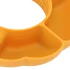 Piastre di buona tenara 5 griglia silicone diviso per porzione di portetteria da gallone per un contenitore rotondo per 40 once di tazze da 40 once