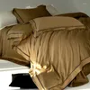 寝具セット1000tcユーカリリヨセルネイチャーソフトシルキーベッドディングセットブラックピンクホローレターエッジ羽毛布団カバーピリング耐性ベッドシート