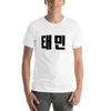 Tops cerebbe maschile SHINee Taemin Kpop Hangul Nome coreano T-shirt nero magliette oversize T-shirt personalizzate