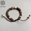 Charm Bracelets Vintage Colored Natural Lava Stone Beads For Women Fashion Bangles Jewelry Handmade Decorative Accessories Sales