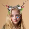 Fournions de fête Lovely Reindeer Antler HairBand Women Makeup Broadcast Broadcast Sweet Bandband