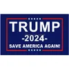 Banner vlaggen Trump Flag 2024 Verkiezing Donald Save America Again 150x90cm 5 Styles ZZC2984 Drop Delivery Home Garden Feestelijke feest Sup Dhnde