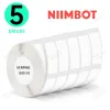 Pappersvit etikettband för NIIMBOT D11 Printer Paper 15*30mm D11 Label Sticker Paper Roll för Niimbot Labeller D110 D11 Label Printer