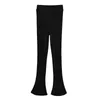 Kvinnor Pants American Sticked Micro Raging 2024 V-formad midja tråd Slim Show Slimming Wrap Hip Horseshoe Casual 5del