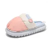 Slippers 2024 Men's Cotton Waterproof Non-slip Warm Home Couple Shoes Indoor Bedroom Women