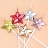 Party Supplies Five Pointed Star Pentagram Happy Birthday Love Valentine Day Cake Candle Children's Creative Decoration