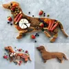 Piastre delicate e bellissime taglieri di frutta in legno Prodotti per la casa Dog Platto Tasso di colore unico