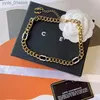 Pulstas de encanto Diseñador de joyería colgantes collares para mujeres collar de oro collar negro joyas de manantial regalo de la cadena de clavículas para mujer L46