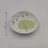 Plates Creative Ceramic Dish Round Porcelain Dinnerware Homehold Pot Tomato Sauce Condiment Vinegar Dishes Personal Items