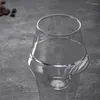 Bicchieri da vino doppio muro in vetro di vetro resistente al calore tazze di caffè borosilicato tazze termoin isolanti bevi caffè per tè