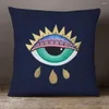 Travesseiro de travesseiro Eal Eye Covers Fashion Color Paints Decorativa Almofadas para Sofá 45x45cm Decoração de casa