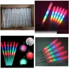 LEDガジェット2021 New 28175cm Colorf Light Stick Flash Glow Cotton Candy Flashing Cone for Vocal Concerts Night Parties Drop Delivery E Dhuh6