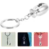 Storage Bottles Urn Key Chain Pendant Mini Container Hanging Ornament Pet With Ring