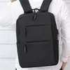 Backpack Laptop Men Pack Office Work Women Wompack Business Anti-Lheft Unisex Black Shin Light Backpacking USB CARICA ESTERNO USB