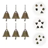 Party Supplies 25 Pcs Bronze Horn Bell Christmas Crafts Hand Bells Materials Pendant Small Metal