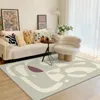 Аннотация Геометрические густые плюшевые ковры простота спальня декор спальня прикроватный ковер домашний учебный коврик