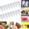 Baking Moulds A Pc Silicone 8 Oval Ice Cream Mold