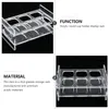 Stockage de cuisine Stand en acrylique support transparent bar à barre d'exposition tasses S Glass Organizer Drinkware