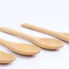 Spoons 10pcs/set Wooden Spoon Ecofriendly Tableware Bamboo Scoop Coffee Honey Teaspoon Stirrer Dessert Soup Cutlery Household