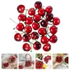 Décoration de fête 40 PCS Desktop Food Toys Simulation Ornement Ornement Fruits de vitrine Plastic