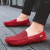 Scarpe casual uomini estivi da uomo leggero scivolato su mocassini pigri da uomo traspirante da uomo esterno