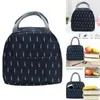 Sacs de rangement 2024 Box caricaturé mignon sac Bento Sac petite pochette thermique isolée pour enfants pour enfants à l'école