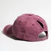 Casquettes à billes Capuche de baseball lavée pour les femmes Protection solaire Soleil TRENCY BILL BAT SPORTOOR SPRÈS SUMPRE