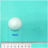 Minchações 3cm 4cm 5cm Modelagem branca Poliestireno isopor Bola de espuma de espuma Bola de decoração de bola de bola de bola decorativa Mini entrega de queda homhtz