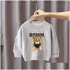 Kleidungsstücke Kinder Kleidung Frühlings- und Herbstanzug Kinder S Cartoon Printed Hoodie Jungen Mädchen Langarm Hosen zweiteilige Set 230207 DHFR7