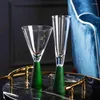 Wijnglazen creatief goud zilvergroen glas phnom penh goblet champagne cup huishouden feest bruiloft drinkware