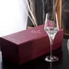 100 мл легких роскошных ретро -красных бокалов Business Gift Box Set Crystal Glass Phisky Champagn