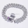 Hoge kwaliteit armband 10 mm 12 mm 13 mm diamant hiphop sieraden populaire Moissanite Cubaanse armbanden voor mannen