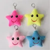 100pcs/Lot Many Colors Mini Star Plush Keychains Super Soft Cute Little Star Dolls Little Gift Small Pendant for Christmas Tree 240401