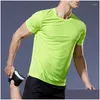 T-shirts masculins t-shirts t-shirts à manches courtes chemises de sport à sec