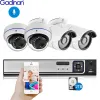 System Gadinan 4CH 5MP POE NVR Kit Security System 5.0MP IR Indoor Outdoor CCTV DOME POE IP Kamera P2P Zestaw nadzoru wideo