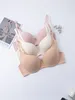 Bras 3pcs хлопковой материал отжимание женское бюстгальтер с стальным кольцевым луком регулируемый на плече