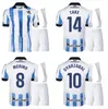 2024 New Real Sociedad Soccer Jerseys CHO TAKE KUBO OYARZABAL SADIQ ANDRE SILVA ZUBIMENDI BRAIS MENDEZ MERINO LE NORMAND home away 3rd Men and kids 24/25 football shirt