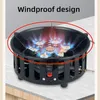 19800W Strong Fire Power Camping Stove Portable Tourist Gas Windproof Outdoor Stoves Hiking Barbecue BBQ Cooking Cookware 240306